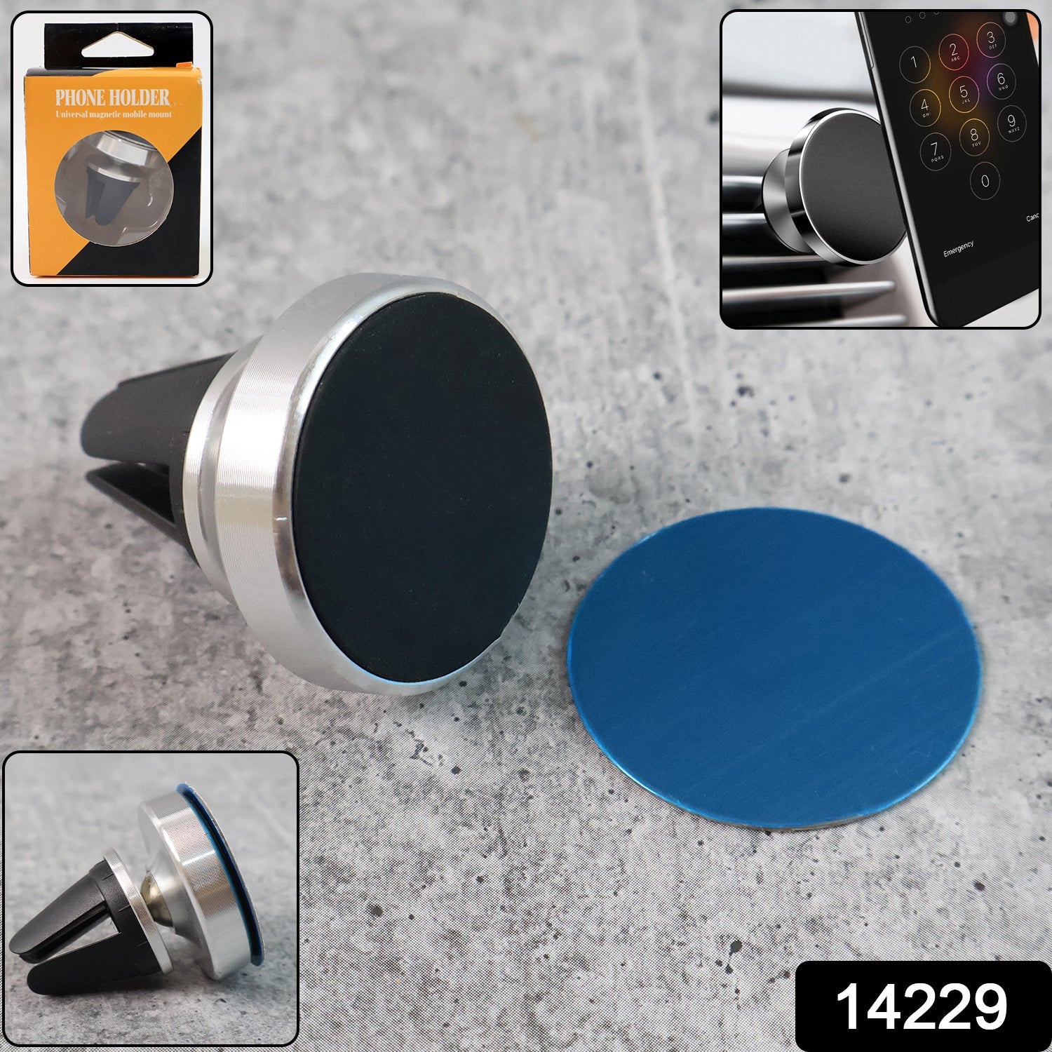 360° Rotating Magnetic Phone Holder Stand (1 Pc) 360° Rotating Magnetic Phone Holder Stand (1 Pc)